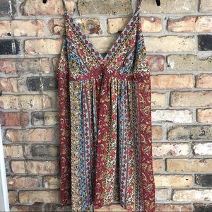 Oscar de la Renta Paisley Babydoll Chemise